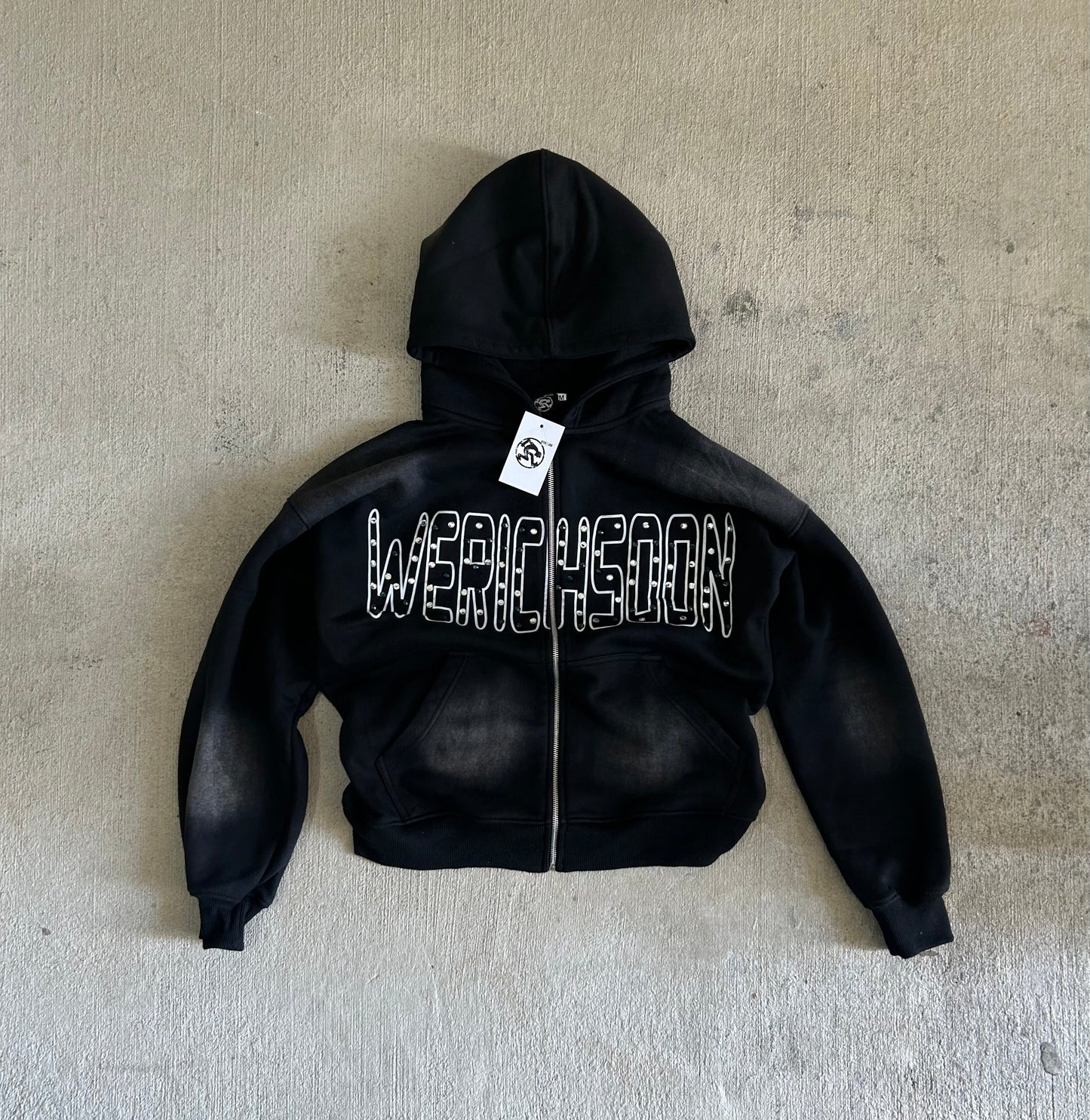 Diamond Lettered Zipup