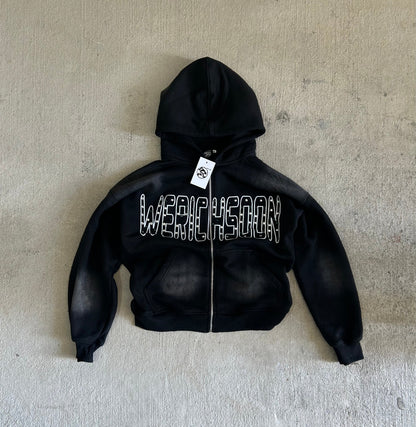 Diamond Lettered Zipup