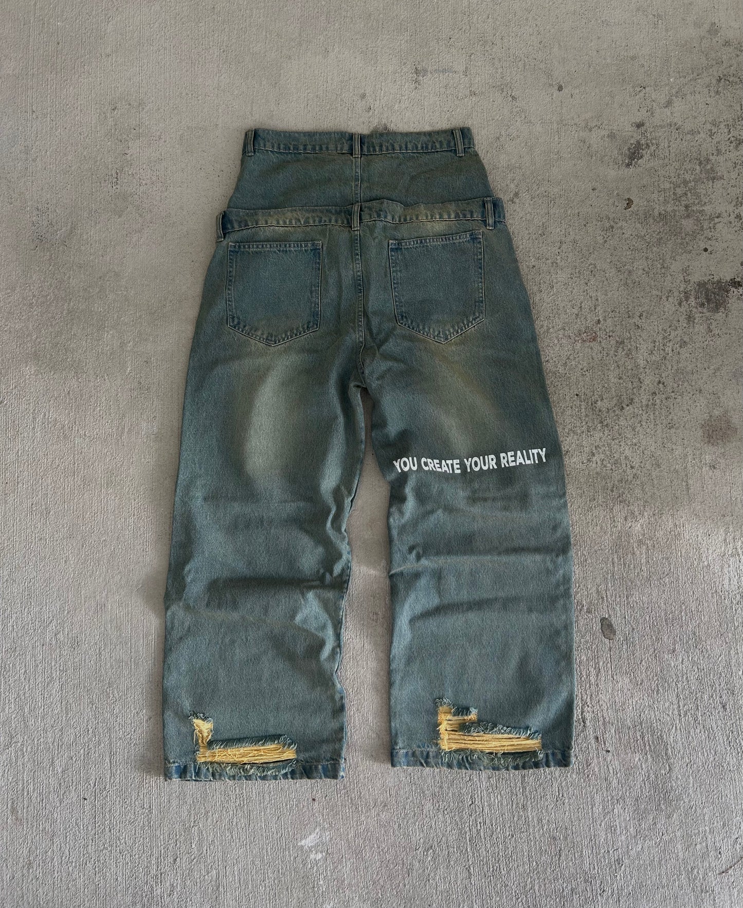 Salcombe Devon Double Waisted Jeans