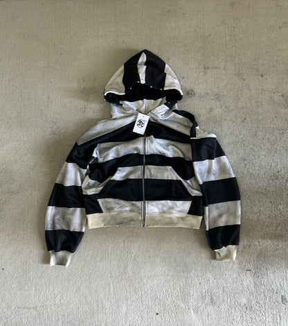 Stripped Pattern Zipup